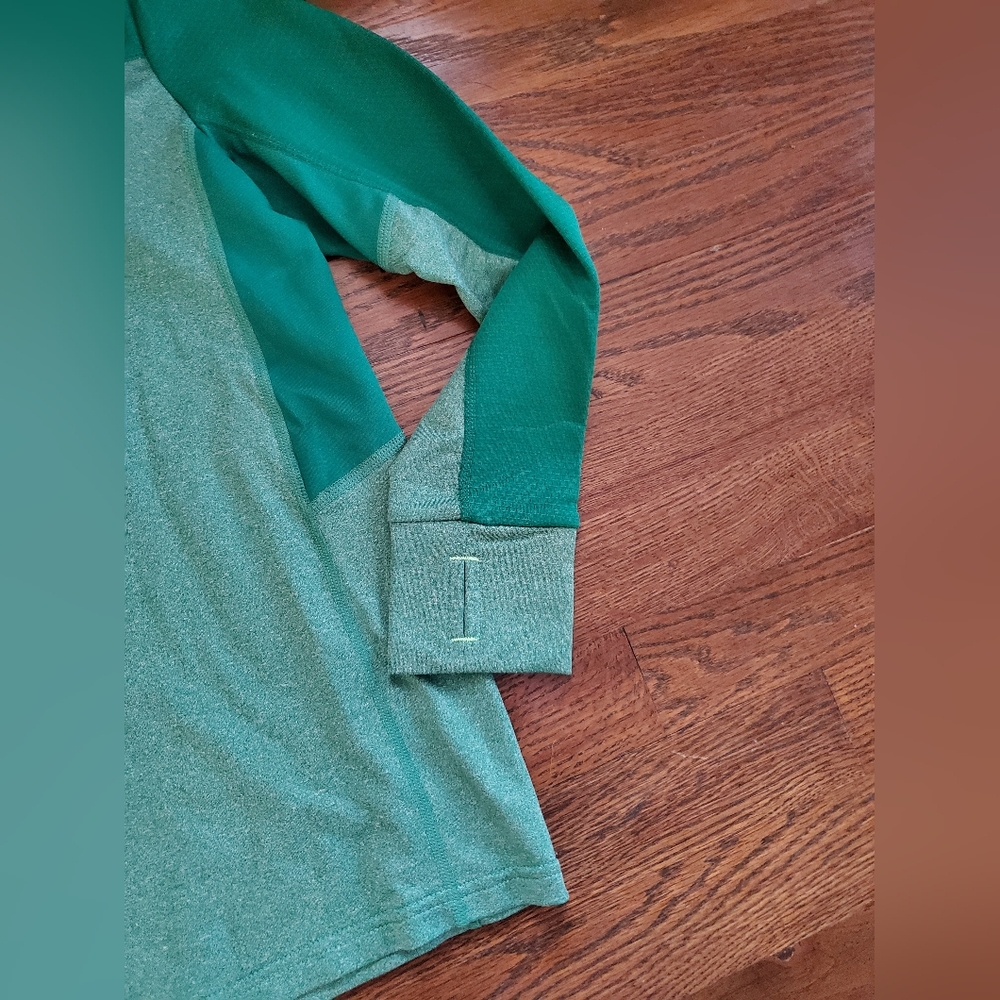 C9 by Champion Boys Medium 8/10 green long-sleeved athletic shirt - Picture 2 of 7